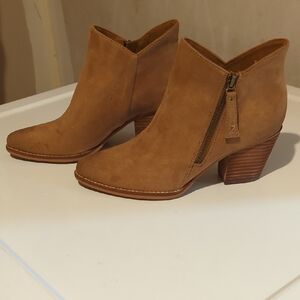 Zodiac Tan Ankle Booties